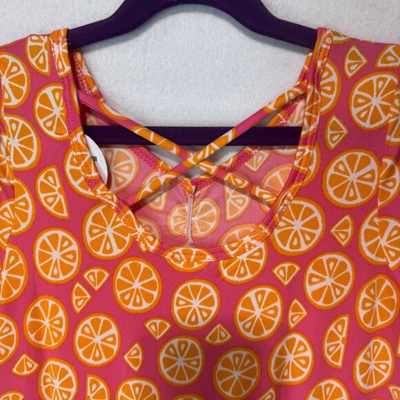 Dotdotsmile Dress Size 8/10 Pink with Oranges Print New With Tags - Picture 8 of 8